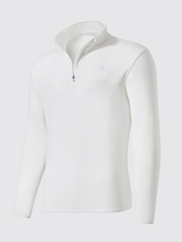 Willit Men's Fleece Pullover lightweight Sportswear_Laydown_