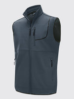 Willit Men's Softshell Vest Fleece Lined Outerwear_