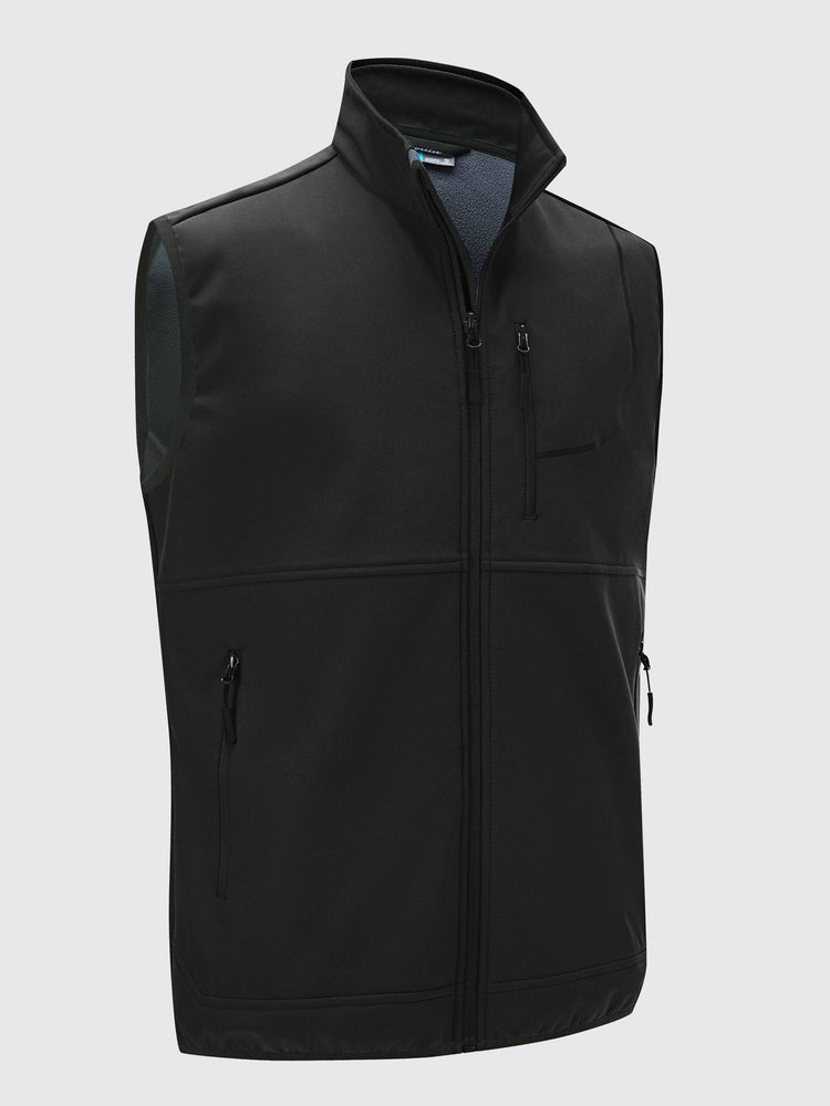 Willit Men's Softshell Vest Fleece Lined Outerwear 