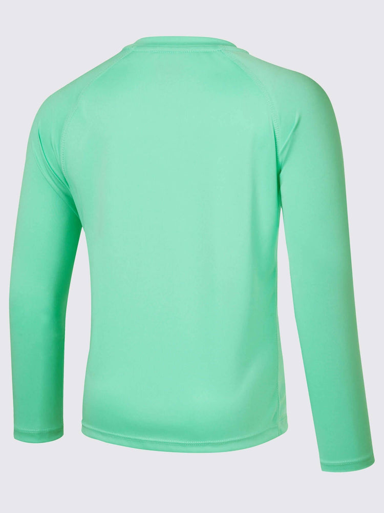 Boy's Long Sleeve Rash Guard Swim Shirts_ 