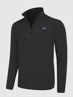 Willit Men's Fleece Pullover lightweight Sportswear_Laydown_