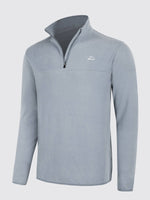 Willit Men's Fleece Pullover lightweight Sportswear_Laydown_