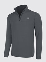 Willit Men's Fleece Pullover lightweight Sportswear_Laydown_