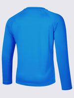 Boy's Long Sleeve Rash Guard Swim Shirts_ 