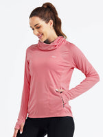 Women's Sun Protection Hoodie Long Sleeve with Face Mask Lightweights 