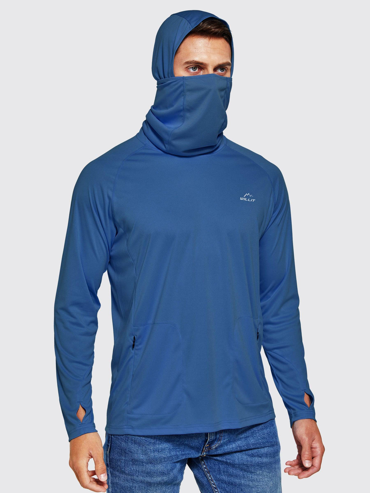 Willit Men's Sun Protection Hoodie UPF 50+ 