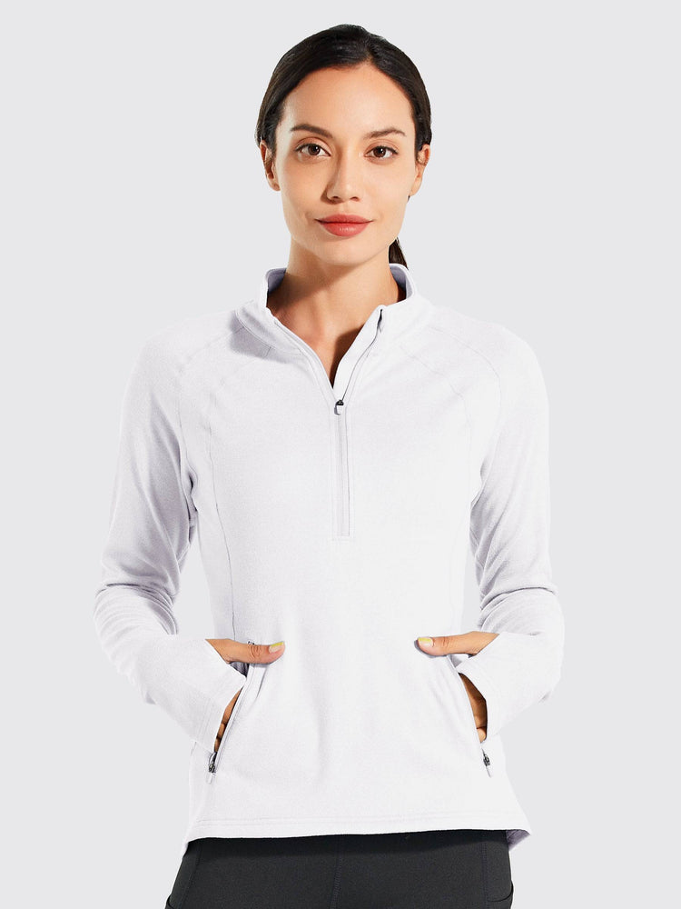 Willit Women's Fleece Pullover Half Zip_
