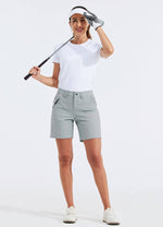 willit Women's Casual Golf Hiking 7 Inch Shorts 