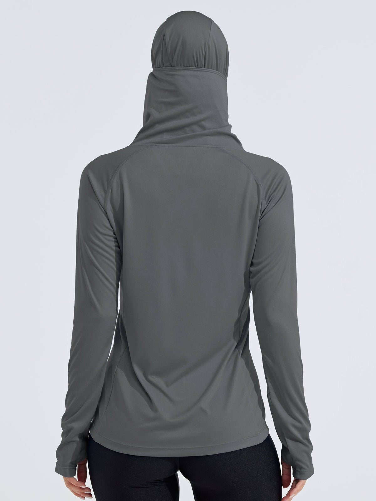 Women's Sun Protection Hoodie Long Sleeve with Face Mask Lightweights 