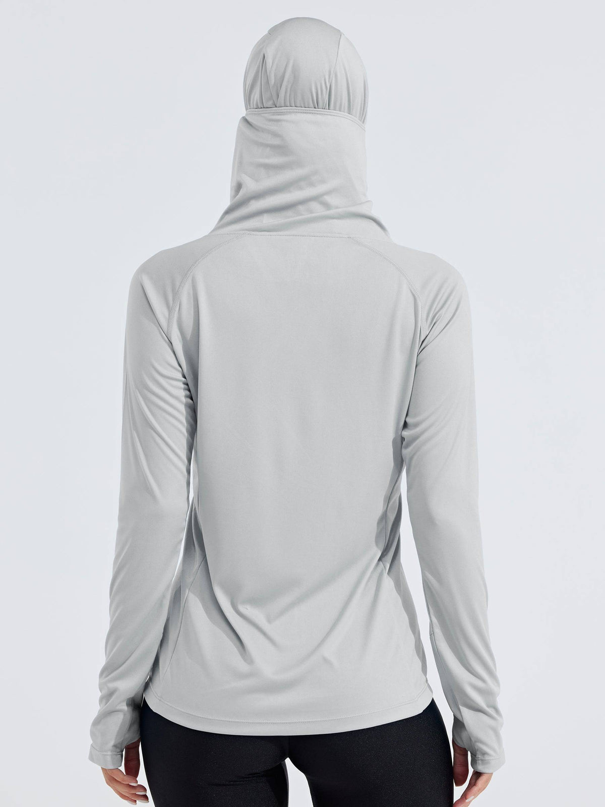 Women's Sun Protection Hoodie Long Sleeve with Face Mask Lightweights 