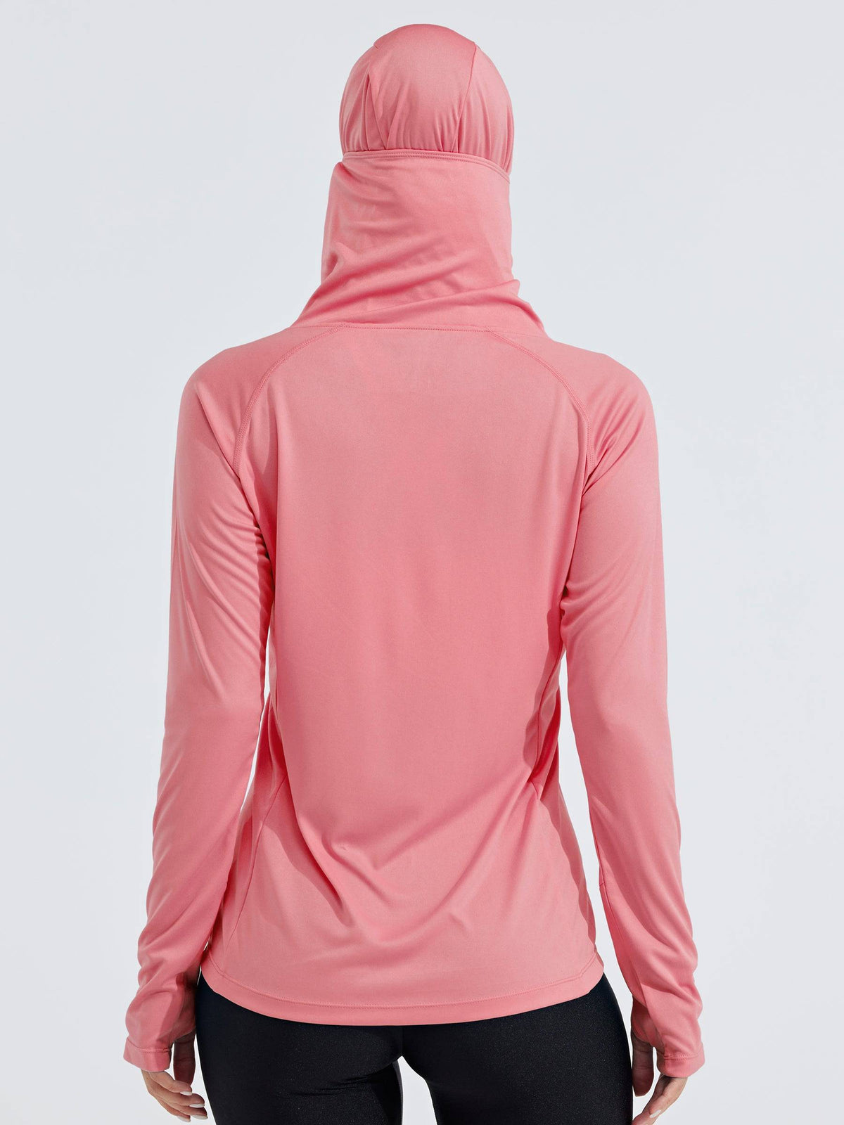 Women's Sun Protection Hoodie Long Sleeve with Face Mask Lightweights 