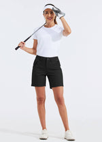 willit Women's Casual Golf Hiking 7 Inch Shorts 